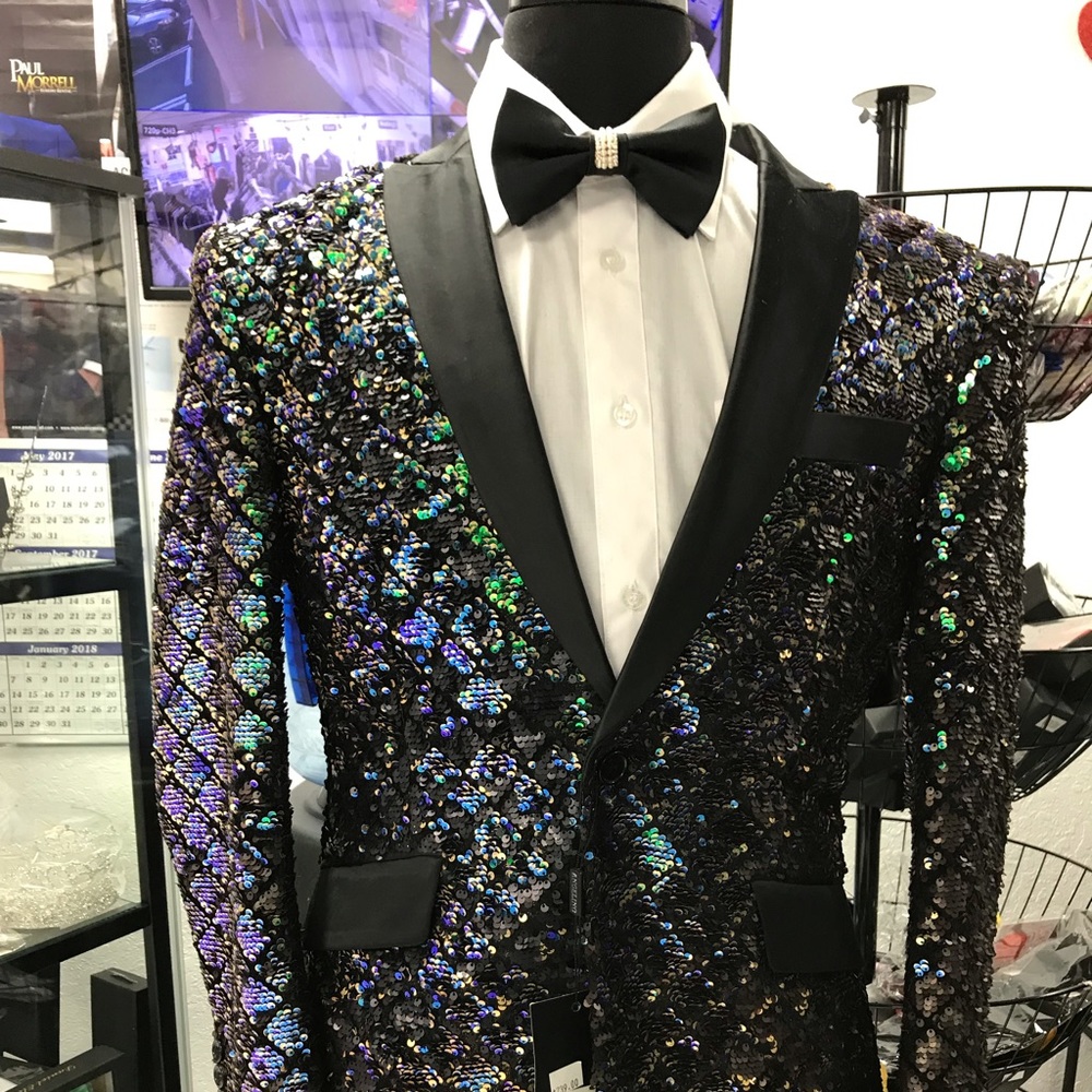 Dark sequences Blazer Gala